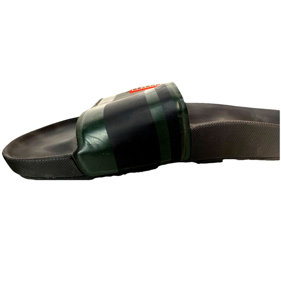 Hunter Garden Stripe Adjustable Slides Black - Picture 14 of 16